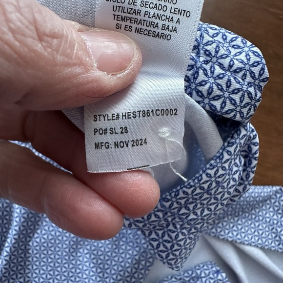 Hickey Freeman Men's XL Golf Polo Performance Stretch Preppy Casual Sport - Picture 5 of 7